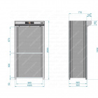 Металлический роллетный шкаф ROLL-BOX SIMPLE 10.06.3.V1