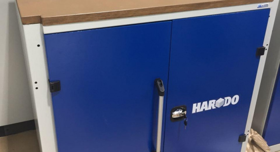 Шкаф инструментальный высотой 1000 мм со столешницей серии HARDO XL